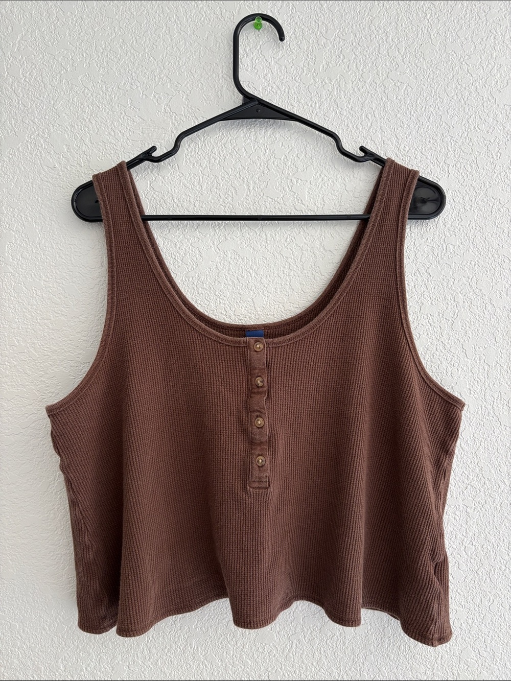 Old Navy Chocolate Brown Ribbed Tank